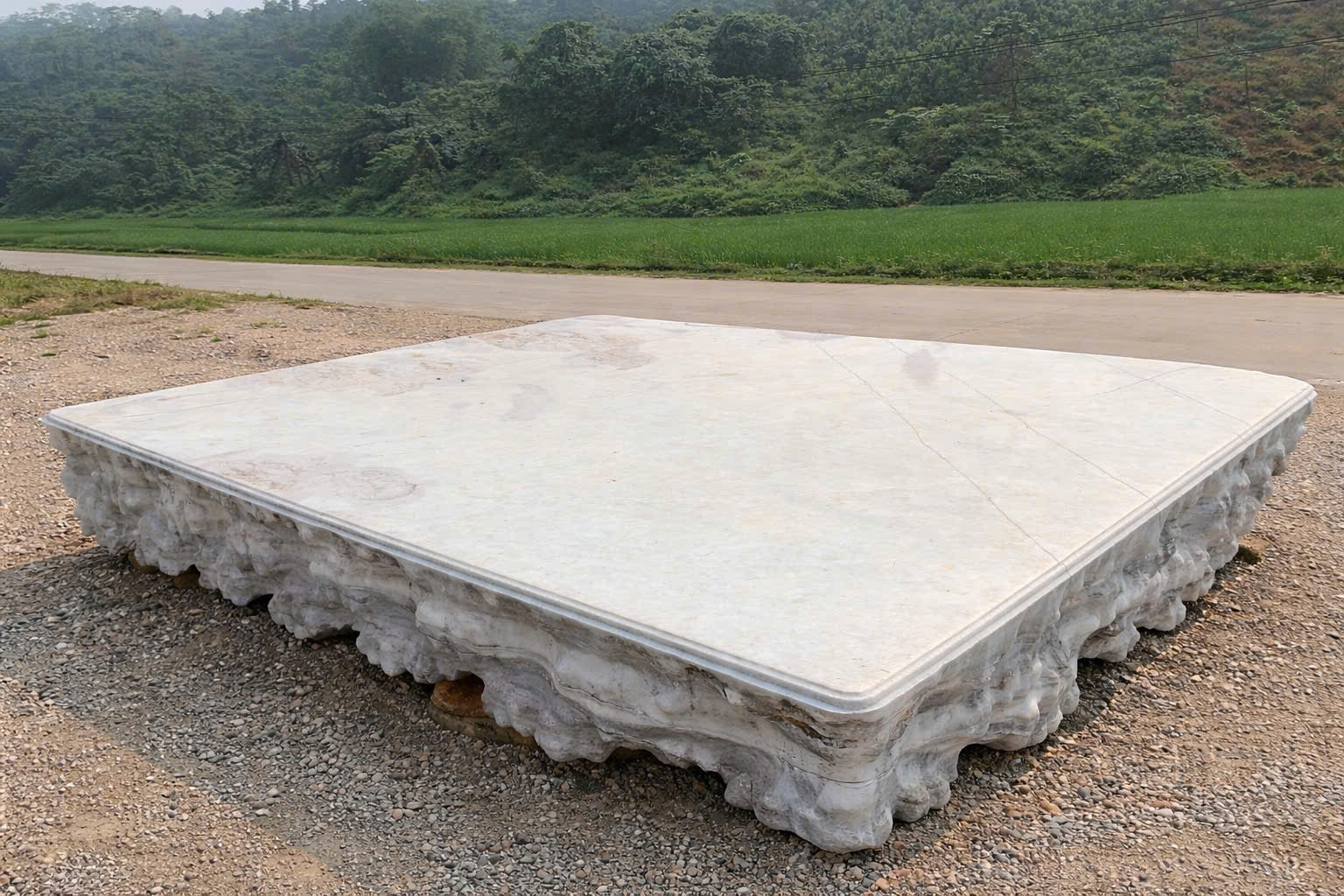 Sập Phản Đá Nguyên Khối – Nội Thất Cao Cấp Chạm Khắc Thủ Công