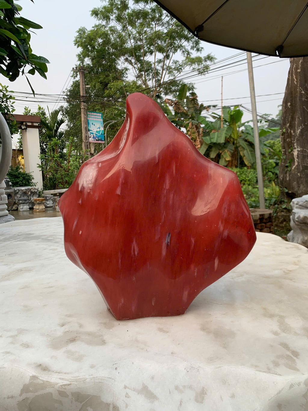 Đá Trưng Bày Nguyên Khối Mini Phong Thủy – Vân Độc Bản Tự Nhiên