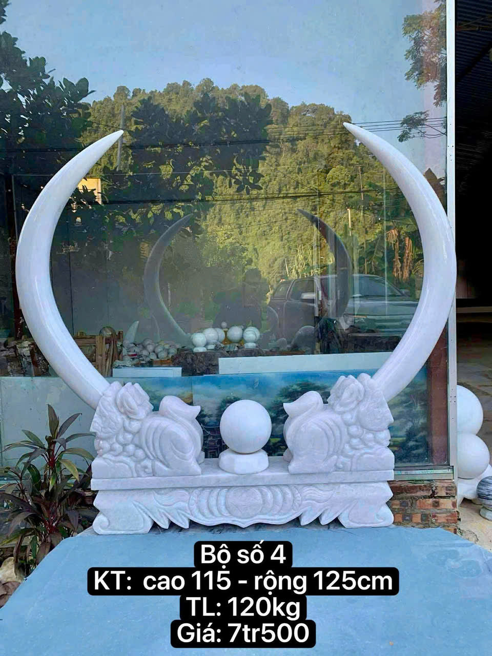 Ngà Voi Đá Tự Nhiên Nguyên Khối – Biểu Tượng Quyền Lực, Trường Thọ