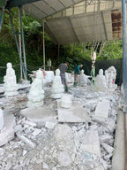 Mộ Đá Marble Trắng Lục Yên – Giải Pháp Bền Đẹp Cho Lăng Mộ, Đền Chùa Và Công Trình Tâm Linh