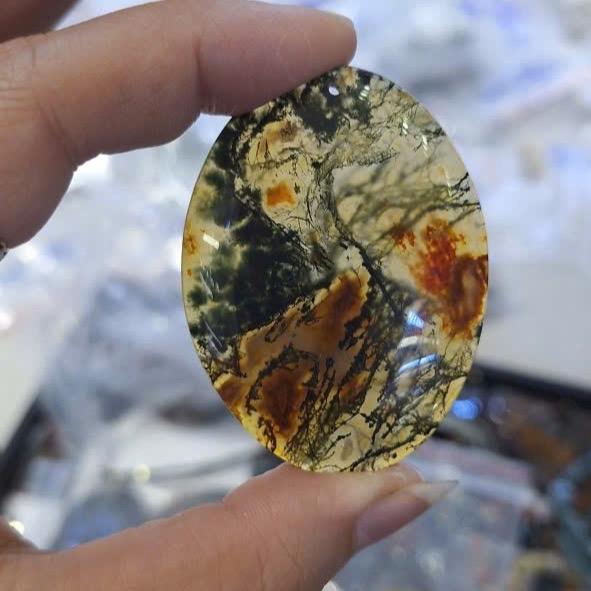 Băng Ngọc Thuỷ Tảo Rêu - Moss Agate