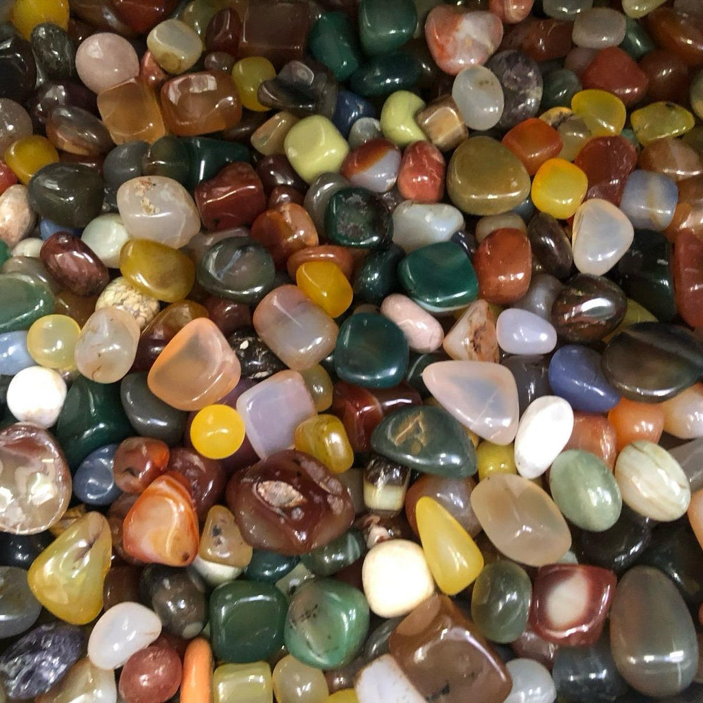 Sỏi mã não  đủ màu size 1cm