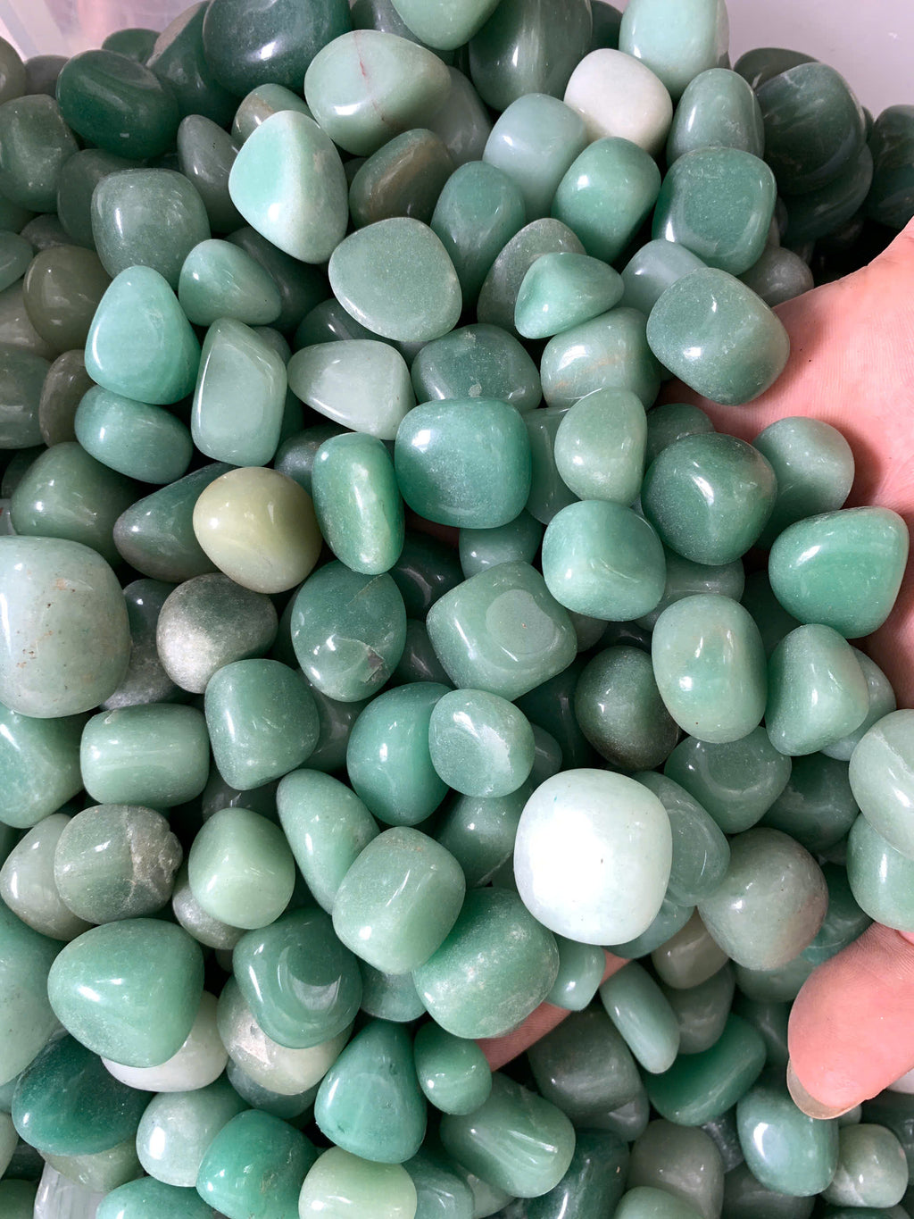 Đá Thạch Anh Xanh Lá Tự Nhiên – 1kg