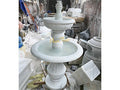 Đài Phun Nước bằng đá Nguyên Khối Tự Nhiên - Cẩm Thạch - Xanh Ngọc - Cao 180cm - Chế Tác Tinh Xảo - Tân Ngọc Phát