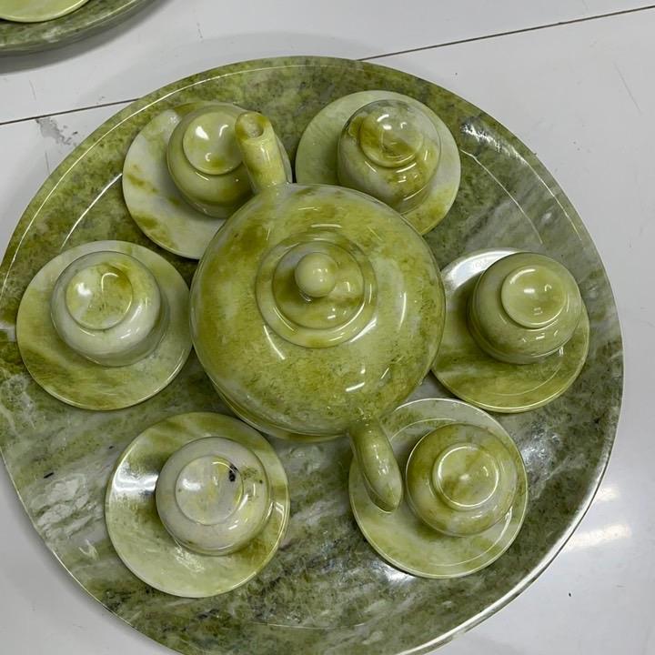 Bộ ấm trà ngọc sapentin