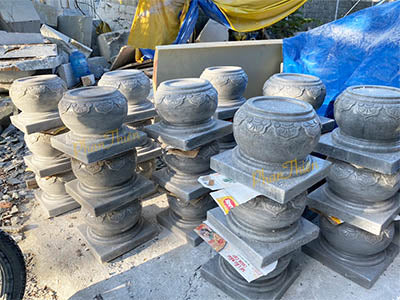 Đế Chân Trụ Cột (Đế Táng) đá Cẩm Thạch Đen - Vui Lòng Đặt Hàng - đá Trang Trí, đá Kiến Trúc, đá Xây Dựng, đá Tự Nhi - Cao Thiếu Chất Lượng.""" - Tân Ngọc Phát