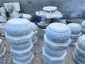 Đế Chân Trụ Cột (Đế Táng) đá Cẩm Thạch Trắng Xanh - Vui Lòng Đặt Hàng - đá Trang Trí, đá Kiến Trúc, đá Xây Dựng, đá Tự Nhi - Cao Thiếu Chất Lượng.""" - Mẫu 02 - Tân Ngọc Phát