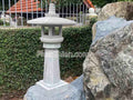 Đèn đá Sa Thạch Chân Cao Đẹp - Mẫu Đèn đá Sân Vườn Này Được Điêu Khắc bằng đá Sa Thạch, Tự Nhiên và Nguyên Khối - Xám - Cao 125cm - Tân Ngọc Phát