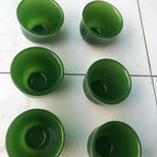 Bộ 6 ly đá mã não xanh để uống trà hoặc trưng phong thủy Phòng Khách Decor Phòng Trang Trí Nhà