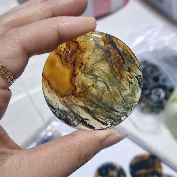 Băng Ngọc Thuỷ Tảo Rêu - Moss Agate