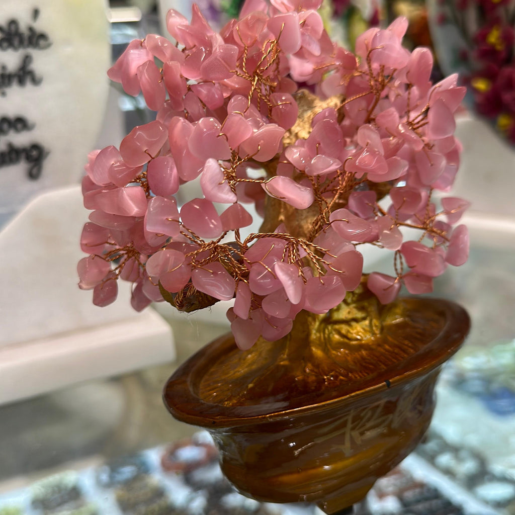 Cây đá thạch anh Hồng