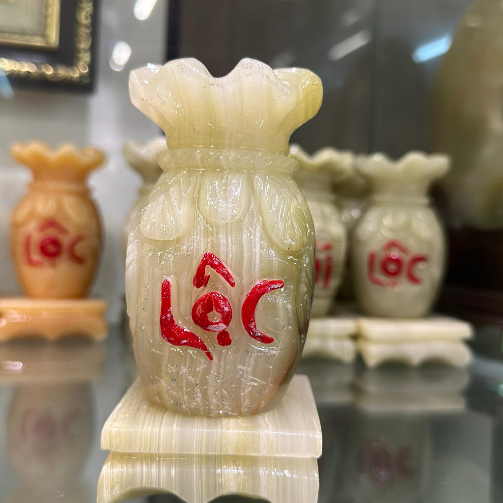 Túi tài Lộc onyx 15cm