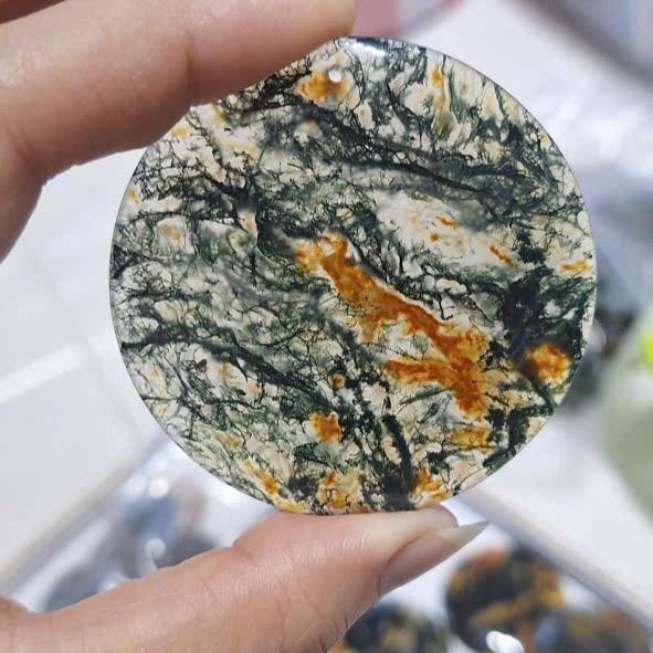 Băng Ngọc Thuỷ Tảo Rêu - Moss Agate