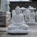 Tượng Phật Thích Ca bằng đá trắng