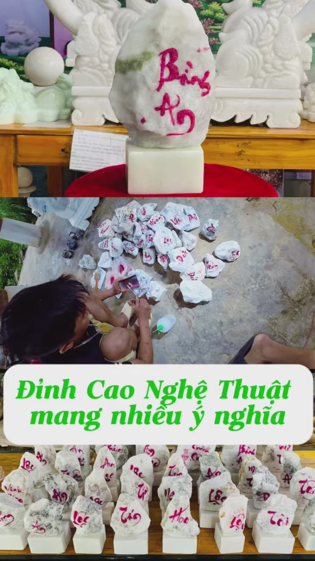 Khắc Chữ Trên Đá Quý Lục Yên – Món Quà Tặng Sang Trọng, Ý Nghĩa Và Bền Mãi Theo Thời Gian