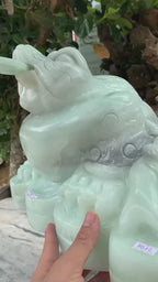 Cóc Ngậm Tiền Đá Tự Nhiên Nguyên Khối – Linh Vật Chiêu Tài Phong Thủy