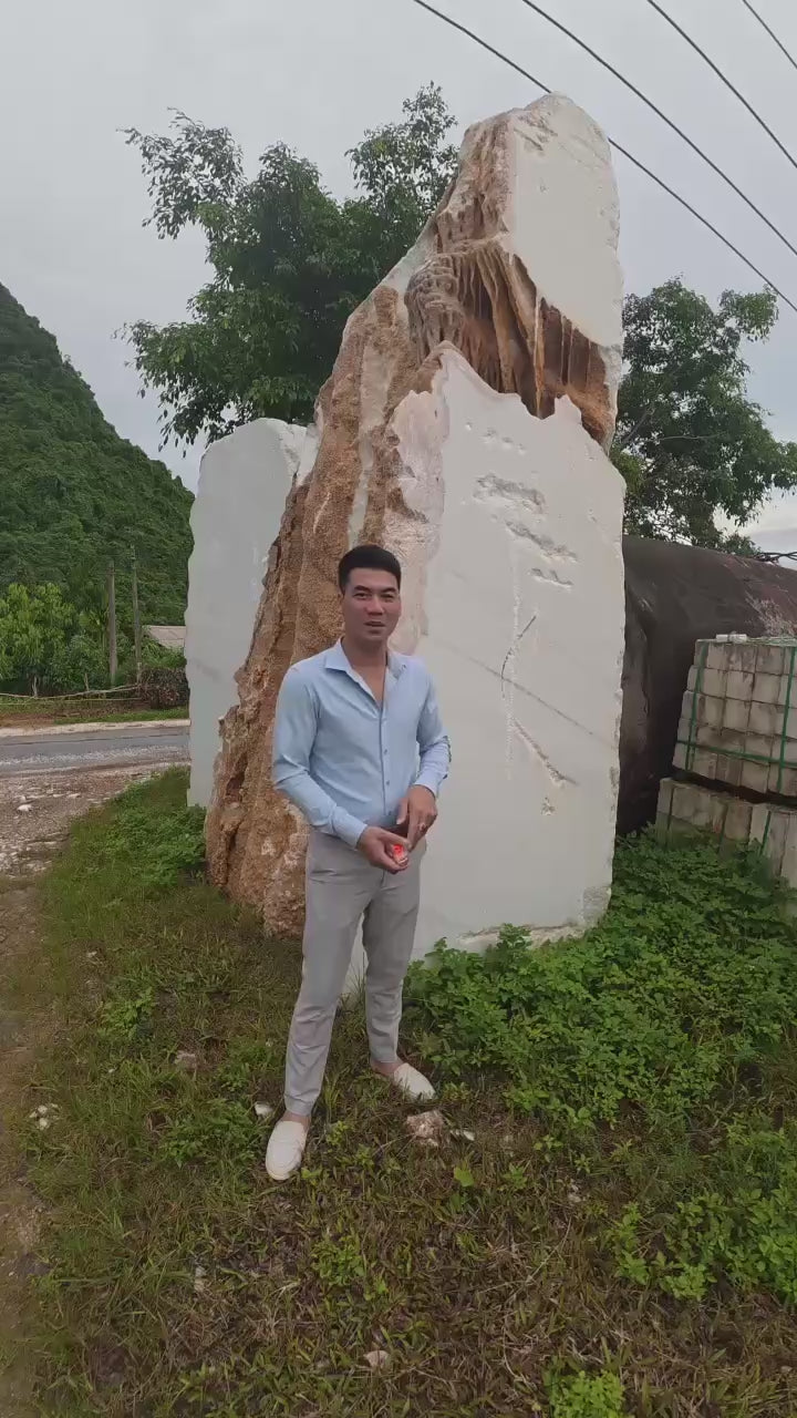Đá Marble Trắng Cộng Sinh Canxit – Vẻ Đẹp Nguyên Bản Của Tự Nhiên, Độc Bản Và Đầy Giá Trị