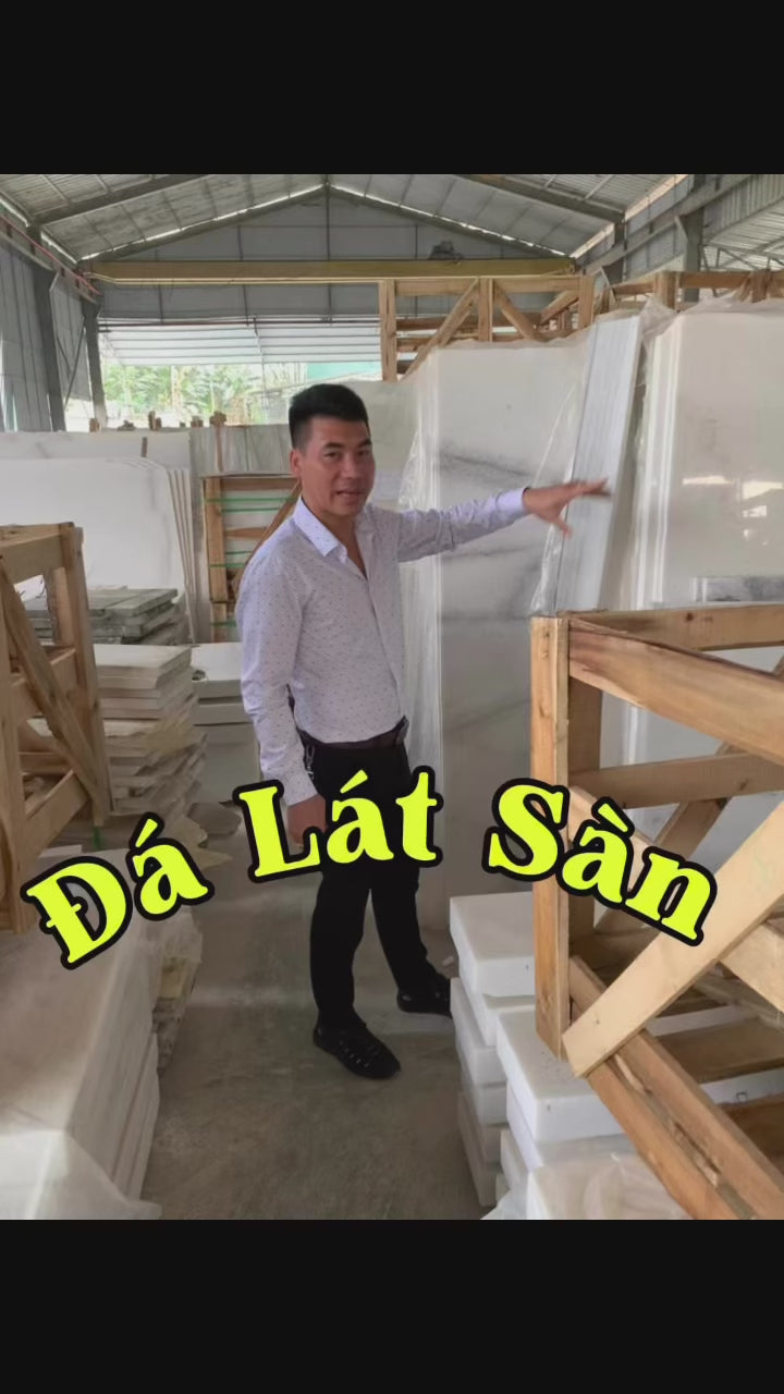 Thi Công Ốp Lát Đá Marble Trắng Tự Nhiên – Giải Pháp Sang Trọng, Bền Đẹp Từ Xuân Ngọc Phát