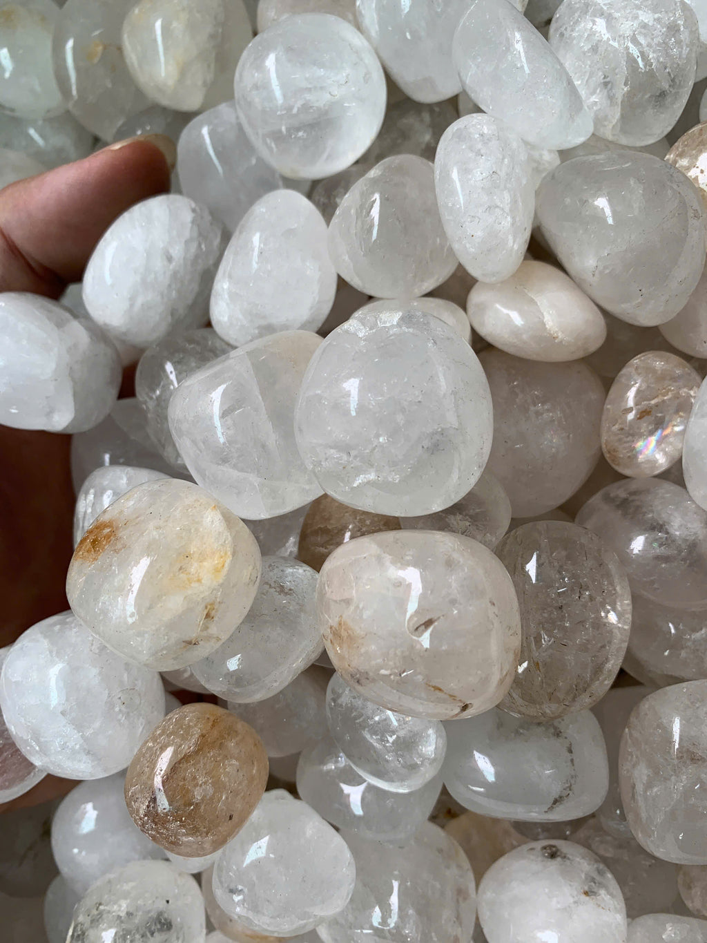 Đá Thạch Anh Trắng Tự Nhiên – 1kg