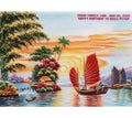 Tranh Đá Quý Thuận buồm xuôi gió 07 Phong Thủy – Biểu tượng hanh thông - HTX. Tân Ngọc Phát