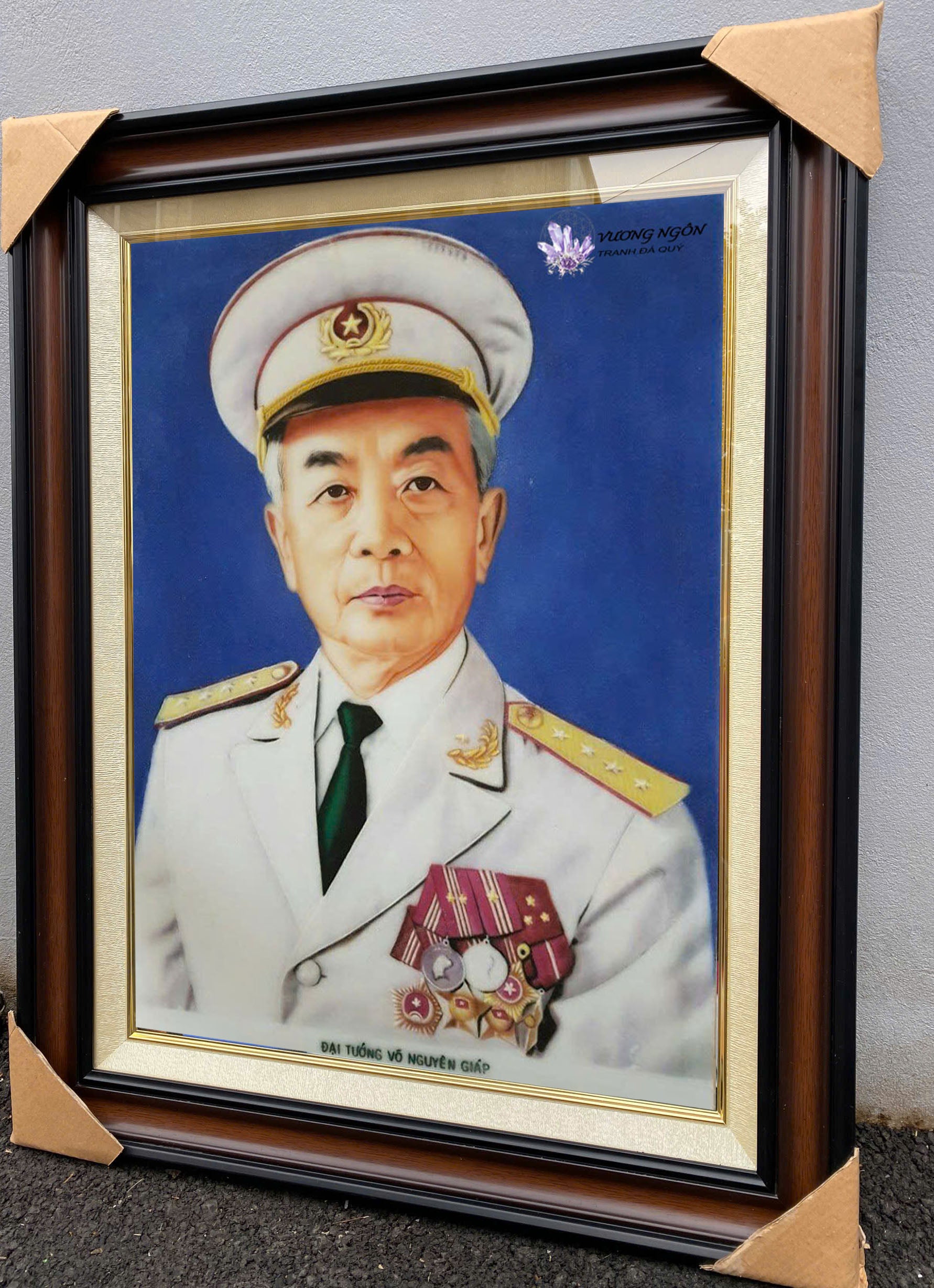 Tranh Đá Quý Đại Tướng Võ Nguyên Giáp – ảnh sản phẩm 1 – Xuân Ngọc Phát