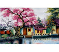 Tranh Đá Quý Tranh phong cảnh đẹp 01 Phong Thủy – Vẻ đẹp sơn thủy hữu tình - HTX. Tân Ngọc Phát