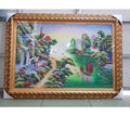 Tranh Đá Quý Thuận buồn xuôi gió 07 Phong Thủy – Vẻ đẹp sơn thủy hữu tình - HTX. Tân Ngọc Phát