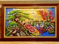 Tranh Đá Quý Tùng Hạc Diên Niên 3D – Biểu Tượng Trường Thọ - tranh đá quý phong thủy HTX Tân Ngọc Phát