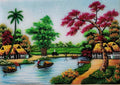 Tranh Đá Quý Đồng Quê – Vẻ Đẹp Bình Yên Từ Từng Viên Đá Thiên Nhiên Phong Thủy Cao Cấp - HTX. Tân Ngọc Phát