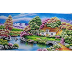 Tranh Đá Quý Phong cảnh châu âu Phong Thủy – Vẻ đẹp sơn thủy hữu tình - HTX. Tân Ngọc Phát