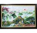 Tranh Đá Quý Vạn lý trường thành Phong Thủy – Vẻ đẹp sơn thủy hữu tình - HTX. Tân Ngọc Phát
