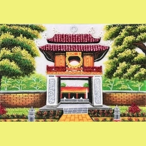 Tranh Đá Quý Văn Miếu Quốc Tử Giám Phong Thủy – Vẻ đẹp thủ đô cổ kính - HTX. Tân Ngọc Phát