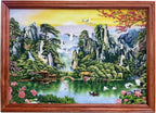 Tranh Đá Quý Tùng hạc – Biểu tượng trường thọ, bình an và phúc lộc - HTX. Tân Ngọc Phát