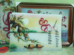 Tranh Đá Quý Tranh phong cảnh tặng thầy cô Phong Thủy – Vẻ đẹp sơn thủy hữu tình - HTX. Tân Ngọc Phát