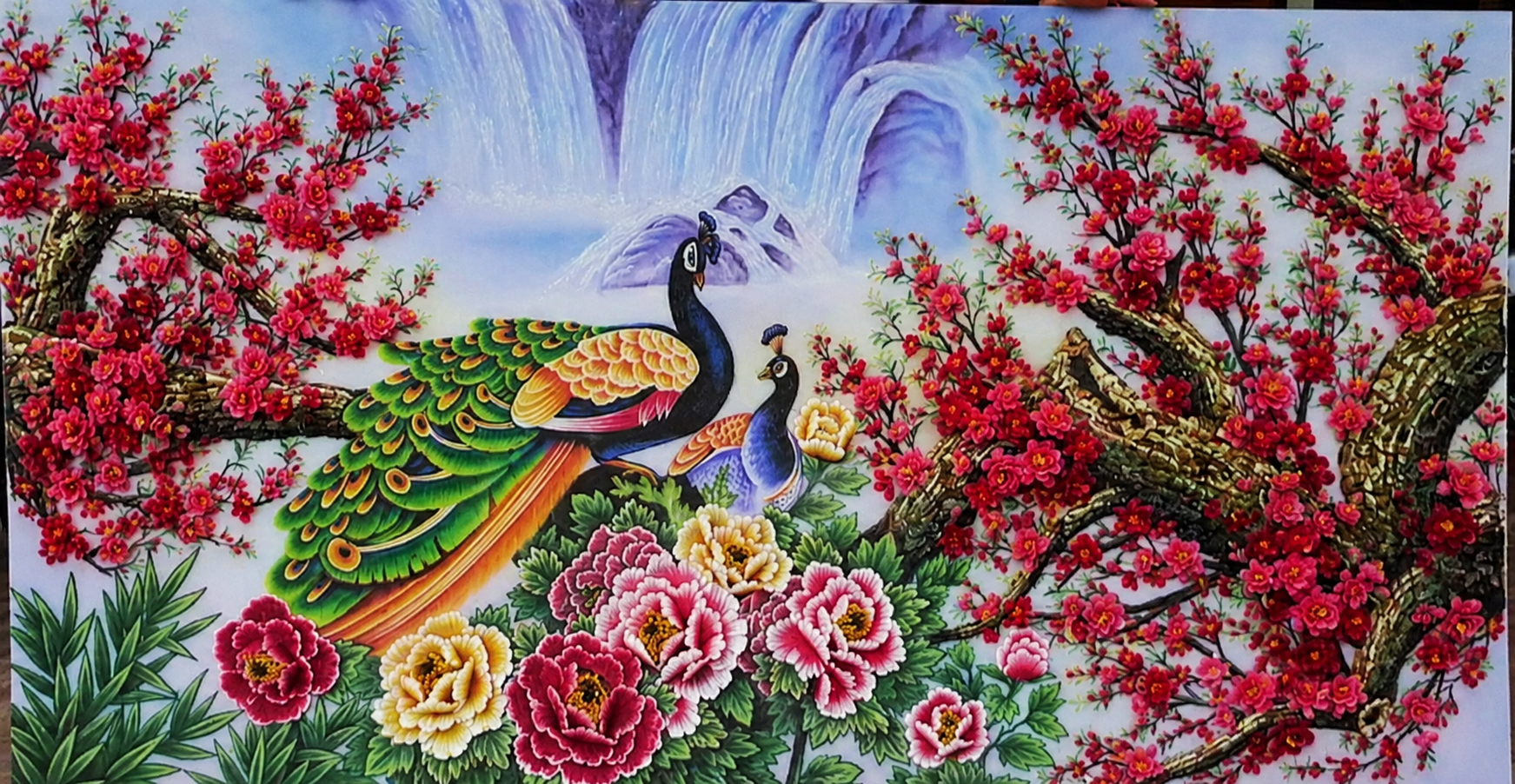 Tranh Đá Quý Phú Quý Mãn Đường TPC 102 – ảnh sản phẩm 1 – Xuân Ngọc Phát
