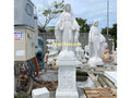 Tượng Đức Mẹ Ban Ơn bằng đá và chân đế đá (BO-63) - Tân Ngọc Phát
