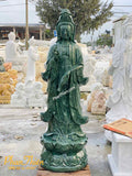 Tượng Phật Quan Âm Đá Xanh Ấn Độ (QA-38) – Tân Ngọc Phát, Lục Yên Yên Bái