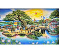 Tranh Đá Quý Vinh Quy Bái Tổ 2023 Phong Thủy - HTX. Tân Ngọc Phát