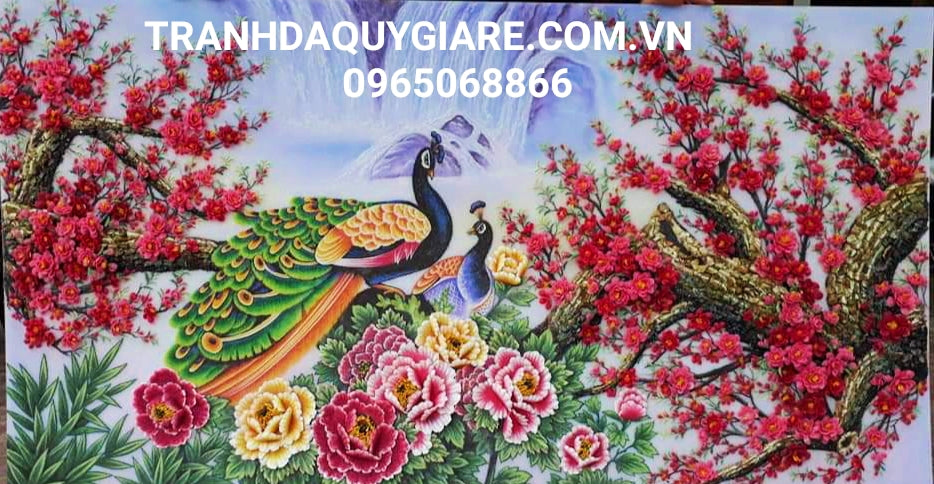 Tranh Đá Quý Phú Quý Mãn Đường TPC 102 – Tài Lộc Sum Vầy - tranh đá quý phong thủy HTX Tân Ngọc Phát