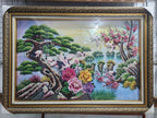 Tranh Đá Quý Tùng Hạc Nghênh Khách Phong Thủy - HTX. Tân Ngọc Phát