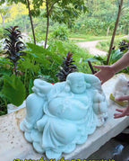 Tượng Phật Di Lặc Đá Ngọc Onyx Phong Thủy – Chạm Khắc Thủ Công