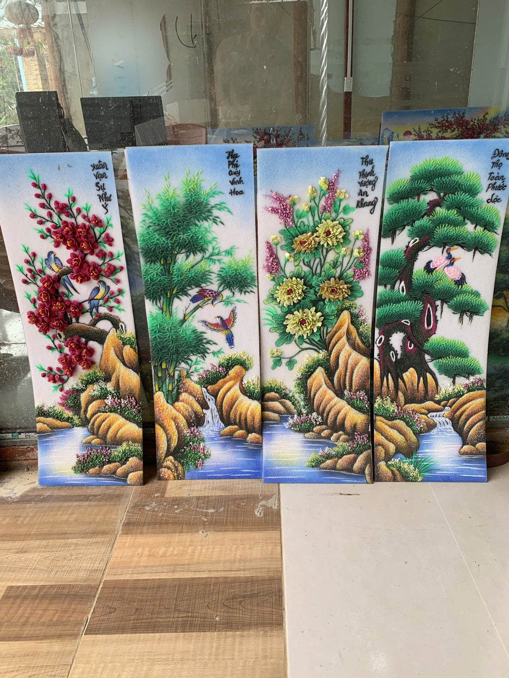 Nhận LàmTranh Đá Quý Thủ Công theo yêu cầu